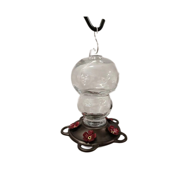 Platform Hanging Glass Large Capacity OEM&ODM Bird Feeder Outdoor